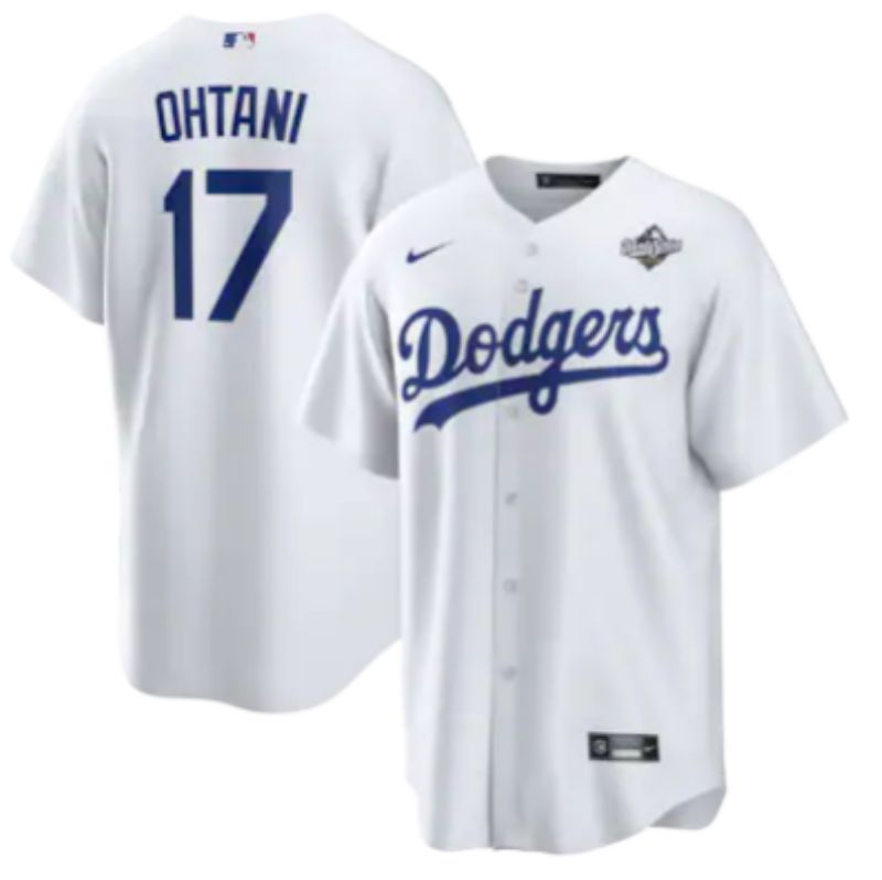 Men 2025 Los Angeles Dodgers #17 Ohtani white Game Nike MLB Jersey 51